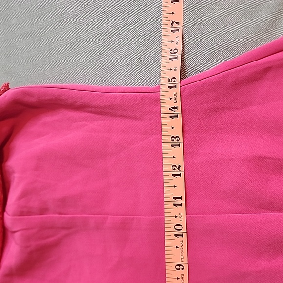 ASOS Petite Paper Dolls Pink Midi Dress sz 8 - Picture 14 of 16